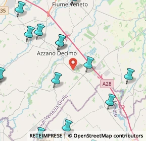 Mappa Via Valler, 33082 Azzano decimo PN, Italia (6.7305)