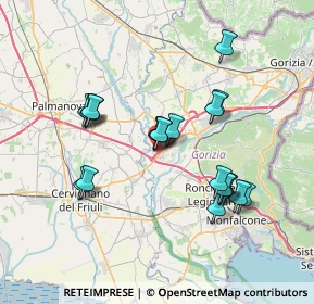 Mappa Località Maranuz, 34070 Villesse GO, Italia (6.596)