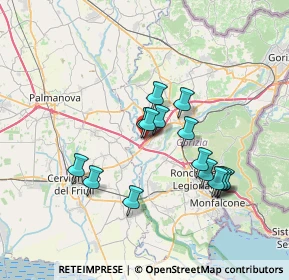 Mappa Località Maranuz, 34070 Villesse GO, Italia (6.21)