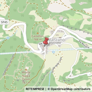 Mappa Piazza Italia, 12, 38065 Manzano TN, Italia, 38065 Mori, Trento (Trentino-Alto Adige)