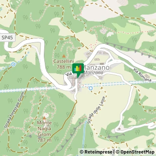 Mappa Piazza Italia, 12, 38065 Manzano TN, Italia, 38065 Mori, Trento (Trentino-Alto Adige)