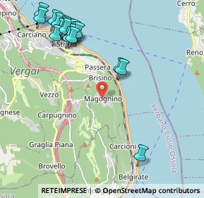 Mappa Via della Torre, 28838 Stresa VB, Italia (2.54167)