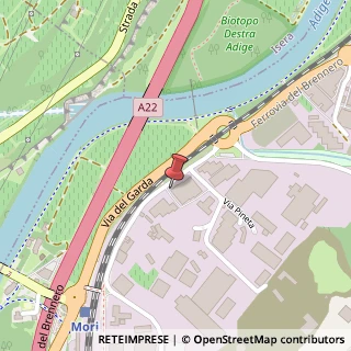 Mappa Via Alle Fornaci, 6, 38068 Rovereto, Trento (Trentino-Alto Adige)