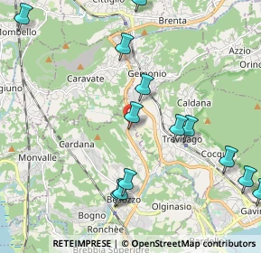Mappa 21034 Besozzo VA, Italia (2.44692)