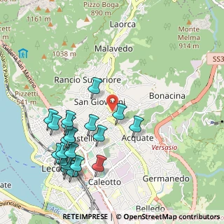 Mappa Via Francesca Manzoni, 23900 Lecco LC, Italia (1.133)