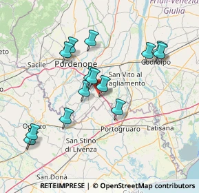 Mappa Via S. Marco, 33083 Villotta PN, Italia (13.94429)