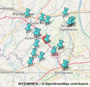 Mappa Via S. Marco, 33083 Villotta PN, Italia (7.2245)