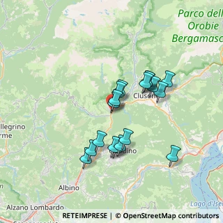 Mappa Viale Rimembranze, 24028 Ponte Nossa BG, Italia (5.94056)