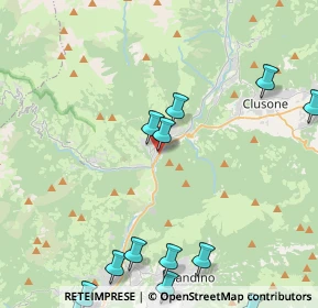 Mappa 24028 Ponte Nossa BG, Italia (6.385)