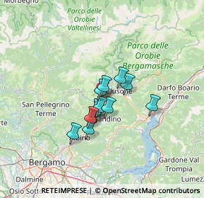 Mappa 24028 Ponte Nossa BG, Italia (8.09)