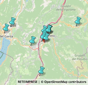 Mappa Viale del Lavoro, 38068 Rovereto TN, Italia (5.80333)