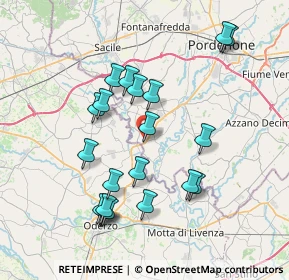 Mappa Via Frascada, 33070 Brugnera PN, Italia (7.3235)