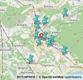 Mappa Strada Valle, 21034 Cocquio-Trevisago VA, Italia (1.37636)