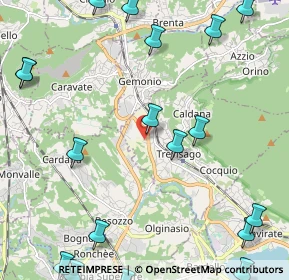 Mappa Strada Valle, 21034 Cocquio-Trevisago VA, Italia (3.2695)