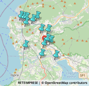 Mappa Strada Valle, 21034 Cocquio-Trevisago VA, Italia (3.13214)