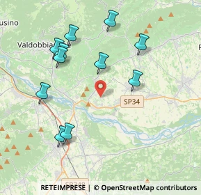 Mappa 31020 Vidor TV, Italia (4.10091)