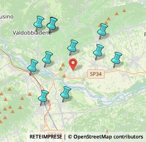 Mappa 31020 Vidor TV, Italia (3.98818)