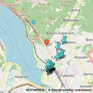 Mappa Via Aldo Moro, 23900 Lecco LC, Italia (1.075)