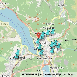 Mappa Via Aldo Moro, 23900 Lecco LC, Italia (1.74692)