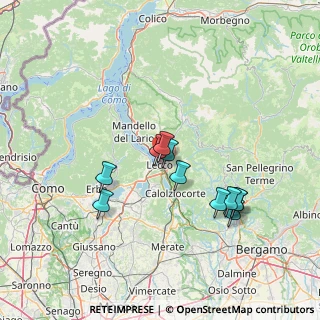 Mappa Via Aldo Moro e Caduti di Via Fani, 23900 Lecco LC, Italia (12.84545)