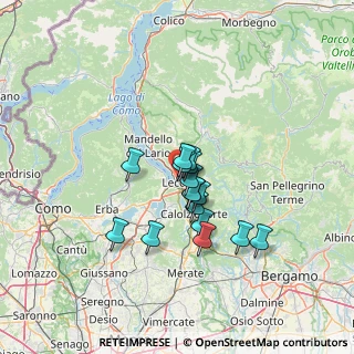 Mappa Via Aldo Moro e Caduti di Via Fani, 23900 Lecco LC, Italia (9.71375)