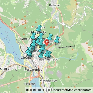 Mappa Via Movedo, 23900 Lecco LC, Italia (1.2455)