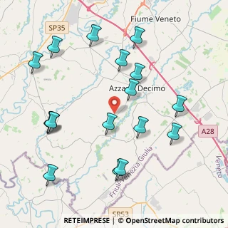 Mappa Via Francui, 33082 Azzano Decimo PN, Italia (4.54118)
