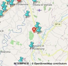 Mappa Via dell'Industria, 33087 Pasiano di Pordenone PN, Italia (3.075)