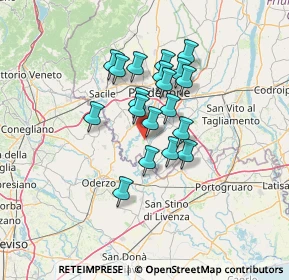 Mappa Via dell'Industria, 33087 Pasiano di Pordenone PN, Italia (9.97684)