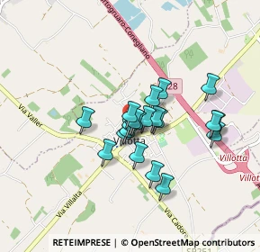Mappa Via Alcide de Gasperi, 33083 Villotta PN, Italia (0.608)