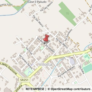 Mappa Via Alcide De Gasperi,  15, 33083 Chions, Pordenone (Friuli-Venezia Giulia)