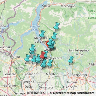 Mappa Via Santo Stefano, 23900 Lecco LC, Italia (10.6485)