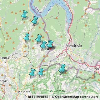 Mappa Via Monte Generoso, 21050 Clivio VA, Italia (3.71)