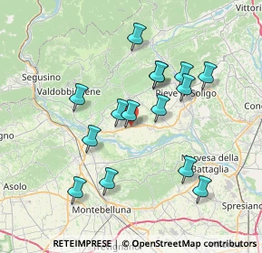 Mappa Via Monte Grappa, 31010 Moriago della Battaglia TV, Italia (6.8)