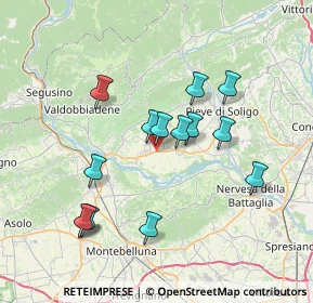 Mappa Via Monte Grappa, 31010 Moriago della Battaglia TV, Italia (6.77571)