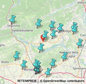 Mappa Via Monte Grappa, 31010 Moriago della Battaglia TV, Italia (9.2715)