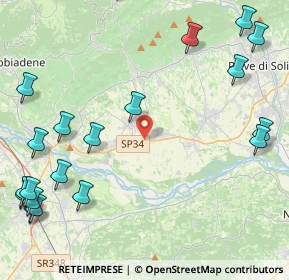 Mappa Via Monte Grappa, 31010 Moriago della Battaglia TV, Italia (6.1145)