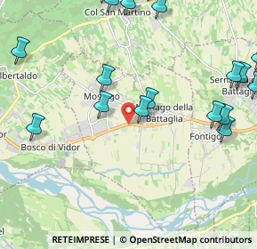 Mappa Via Monte Grappa, 31010 Moriago della Battaglia TV, Italia (2.75333)