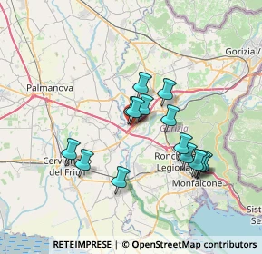 Mappa A34, 34070 Villesse GO, Italia (6.184)