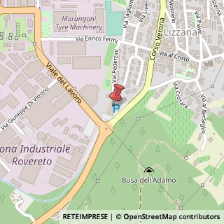 Mappa Viale del Lavoro, 18, 38068 Rovereto, Trento (Trentino-Alto Adige)