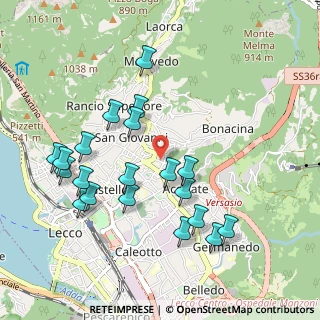 Mappa Via Allo Zucco, 23900 Lecco LC, Italia (1.015)