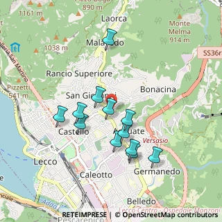 Mappa Via Volone, 23900 Lecco LC, Italia (0.80583)