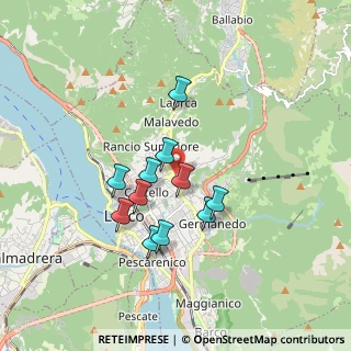 Mappa Via Volone, 23900 Lecco LC, Italia (1.39636)
