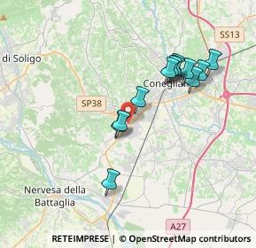 Mappa 31039 Susegana TV, Italia (3.29)