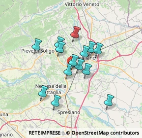 Mappa Via Vecchia Trevigiana, 31039 Susegana TV, Italia (5.38143)