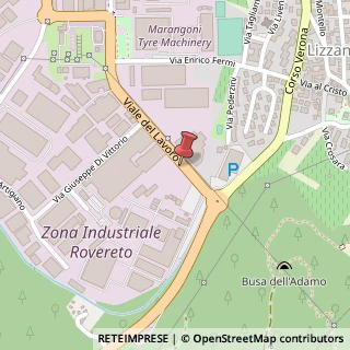 Mappa Viale del Lavoro, 4, 38068 Rovereto, Trento (Trentino-Alto Adige)