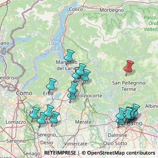 Mappa Via Alcide de Gasperi, 23900 Lecco LC, Italia (19.702)