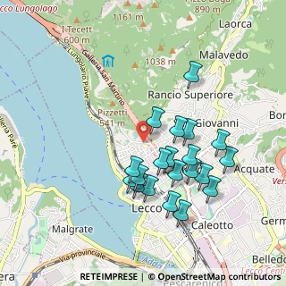 Mappa Via Alcide de Gasperi, 23900 Lecco LC, Italia (0.8595)