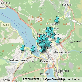Mappa Via Alcide de Gasperi, 23900 Lecco LC, Italia (1.0805)
