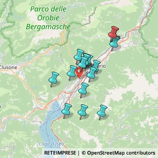 Mappa Via C. Golgi, 24060 Rogno BG, Italia (5.77941)